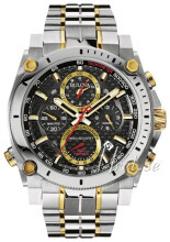 Bulova Precisionist Sort/Gul guldtonet stål Ø46.5 mm Bulova Precisionist Sort/Gul guldtonet stål Ø46.5 mm