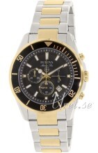 Bulova Sort/Gul guldtonet stål Ø43 mm Bulova Sort/Gul guldtonet stål Ø43 mm