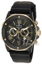 Bulova Marine Star Sort/Gummi Ø44 mm Bulova Marine Star Sort/Gummi Ø44 mm