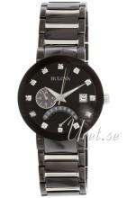 Bulova Diamond Sort/Stål Ø40 mm Bulova Diamond Sort/Stål Ø40 mm