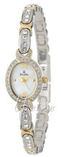 Bulova Crystal Hvid/Gul guldtonet stål Ø17 mm Bulova Crystal Hvid/Gul guldtonet stål Ø17 mm