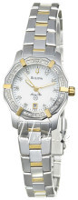Bulova Hvid/Gul guldtonet stål Ø27 mm Bulova Hvid/Gul guldtonet stål Ø27 mm
