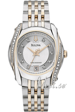 Bulova Precisionist Hvid/Rosaguldtonet stål Ø32 mm Bulova Precisionist Hvid/Rosaguldtonet stål Ø32 mm