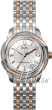 Bulova Precisionist Hvid/Rosaguldtonet stål Ø32 mm Bulova Precisionist Hvid/Rosaguldtonet stål Ø32 mm