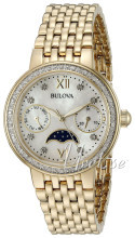 Bulova Diamond Sølvfarvet/Gul guldtonet stål Ø31 mm Bulova Diamond Sølvfarvet/Gul guldtonet stål Ø31 mm