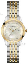 Bulova Diamond Champagne/Gul guldtonet stål Ø27 mm Bulova Diamond Champagne/Gul guldtonet stål Ø27 mm