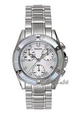 Bulova Marine Star Dam Hvid/Stål Ø33 mm Bulova Marine Star Dam Hvid/Stål Ø33 mm