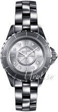 Chanel J12 Sølvfarvet/Keramik Ø29 mm Chanel J12 Sølvfarvet/Keramik Ø29 mm