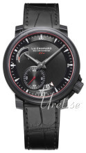 Chopard L.U.C 8HF Power Control Sort/Læder Ø42 mm Chopard L.U.C 8HF Power Control Sort/Læder Ø42 mm