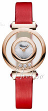 Chopard Happy Diamonds Icons Hvid/Satin Ø25.8 mm Chopard Happy Diamonds Icons Hvid/Satin Ø25.8 mm
