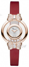 Chopard Happy Diamonds Icons Hvid/Satin Ø25.8 mm Chopard Happy Diamonds Icons Hvid/Satin Ø25.8 mm
