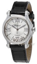 Chopard Happy Sport 30 MM Automatic Sølvfarvet/Læder Ø30 mm Chopard Happy Sport 30 MM Automatic Sølvfarvet/Læder Ø30 mm