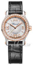 Chopard Happy Sport 30 MM Automatic Sølvfarvet/Læder Ø30 mm Chopard Happy Sport 30 MM Automatic Sølvfarvet/Læder Ø30 mm