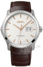 Ebel Classic Hexagon Sølvfarvet/Læder Ø41 mm Ebel Classic Hexagon Sølvfarvet/Læder Ø41 mm