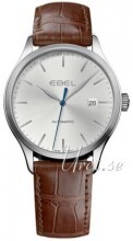 Ebel Classic 100 Sølvfarvet/Læder Ø40 mm Ebel Classic 100 Sølvfarvet/Læder Ø40 mm