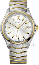 Ebel Wave Sølvfarvet/Gul guldtonet stål Ø40 mm Ebel Wave Sølvfarvet/Gul guldtonet stål Ø40 mm