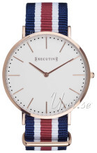 Executive Hvid/Rosaguldtonet stål Ø41 mm Executive Hvid/Rosaguldtonet stål Ø41 mm