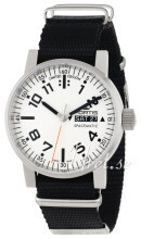 Fortis Spacematic Hvid/Tekstil Ø40 mm Fortis Spacematic Hvid/Tekstil Ø40 mm