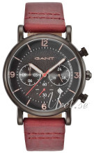 Gant Sort/Læder Ø44 mm Gant Sort/Læder Ø44 mm