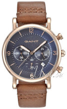 Gant Blå/Læder Ø44 mm Gant Blå/Læder Ø44 mm