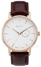 Gant Park Hill Hvid/Læder Ø43 mm Gant Park Hill Hvid/Læder Ø43 mm