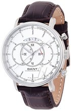 Gant Cameron Hvid/Læder Ø45 mm Gant Cameron Hvid/Læder Ø45 mm