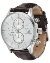 Gant Vermont Sølvfarvet/Læder Ø44 mm Gant Vermont Sølvfarvet/Læder Ø44 mm