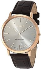 Gant Harrison Sølvfarvet/Læder Ø42 mm Gant Harrison Sølvfarvet/Læder Ø42 mm