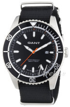 Gant Seabrook Sort/Stål Ø44 mm Gant Seabrook Sort/Stål Ø44 mm