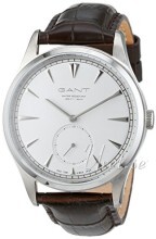 Gant Hvid/Læder Ø42 mm Gant Hvid/Læder Ø42 mm