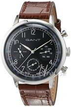 Gant Sort/Læder Ø42 mm Gant Sort/Læder Ø42 mm