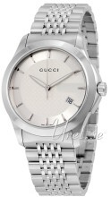 Gucci G-Timeless Sølvfarvet/Stål Ø38 mm Gucci G-Timeless Sølvfarvet/Stål Ø38 mm