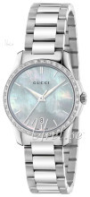 Gucci G-Timeless Sølvfarvet/Stål Ø27 mm Gucci G-Timeless Sølvfarvet/Stål Ø27 mm