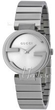 Gucci Interlocking Sølvfarvet/Stål Ø29 mm Gucci Interlocking Sølvfarvet/Stål Ø29 mm