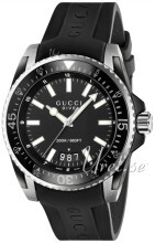 Gucci Sort/Gummi Ø45 mm Gucci Sort/Gummi Ø45 mm