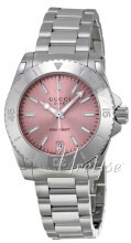 Gucci Rosa/Stål Ø32 mm Gucci Rosa/Stål Ø32 mm