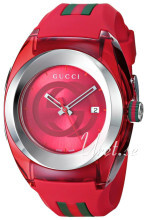Gucci Rød/Gummi Ø46 mm Gucci Rød/Gummi Ø46 mm