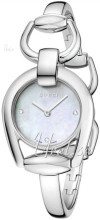 Gucci Horsebit Hvid/Stål Ø28 mm Gucci Horsebit Hvid/Stål Ø28 mm