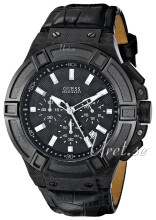 Guess Herrklockor Sort/Læder Ø46 mm Guess Herrklockor Sort/Læder Ø46 mm