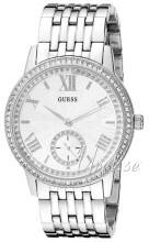 Guess Damklockor Hvid/Stål Ø39 mm Guess Damklockor Hvid/Stål Ø39 mm
