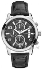 Guess Sort/Læder Ø43 mm Guess Sort/Læder Ø43 mm