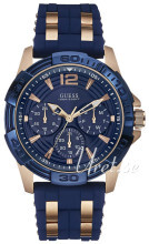 Guess Blå/Rosaguldtonet stål Ø44 mm Guess Blå/Rosaguldtonet stål Ø44 mm