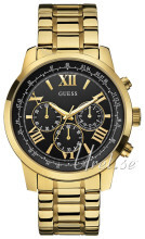 Guess Sort/Gul guldtonet stål Ø45 mm Guess Sort/Gul guldtonet stål Ø45 mm