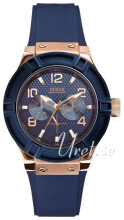 Guess Blå/Gummi Ø39 mm Guess Blå/Gummi Ø39 mm