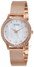 Guess Hvid/Rosaguldtonet stål Ø30 mm Guess Hvid/Rosaguldtonet stål Ø30 mm