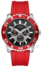 Guess Sporty Sort/Gummi Ø46 mm Guess Sporty Sort/Gummi Ø46 mm