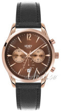 Henry London Knightsbridge Brun/Læder Ø39 mm Henry London Knightsbridge Brun/Læder Ø39 mm