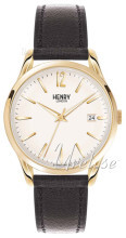 Henry London Westminster Hvid/Læder Ø39 mm Henry London Westminster Hvid/Læder Ø39 mm