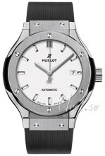 Hublot Classic Fusion Hvid/Gummi Ø33 mm Hublot Classic Fusion Hvid/Gummi Ø33 mm