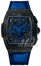 Hublot Big Bang 44.5mm Skeletskåret/Læder Ø44.5 mm Hublot Big Bang 44.5mm Skeletskåret/Læder Ø44.5 mm